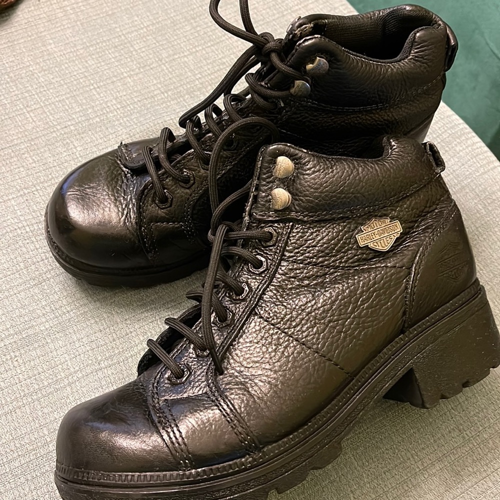 Harley Davidson- Women’s Tyler Short Lace -up Boots Leather
